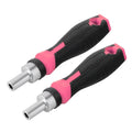 1/4 in Hex Bit Handle for Automotive Use - Left Right Ratchet Action, Magnetic Tip