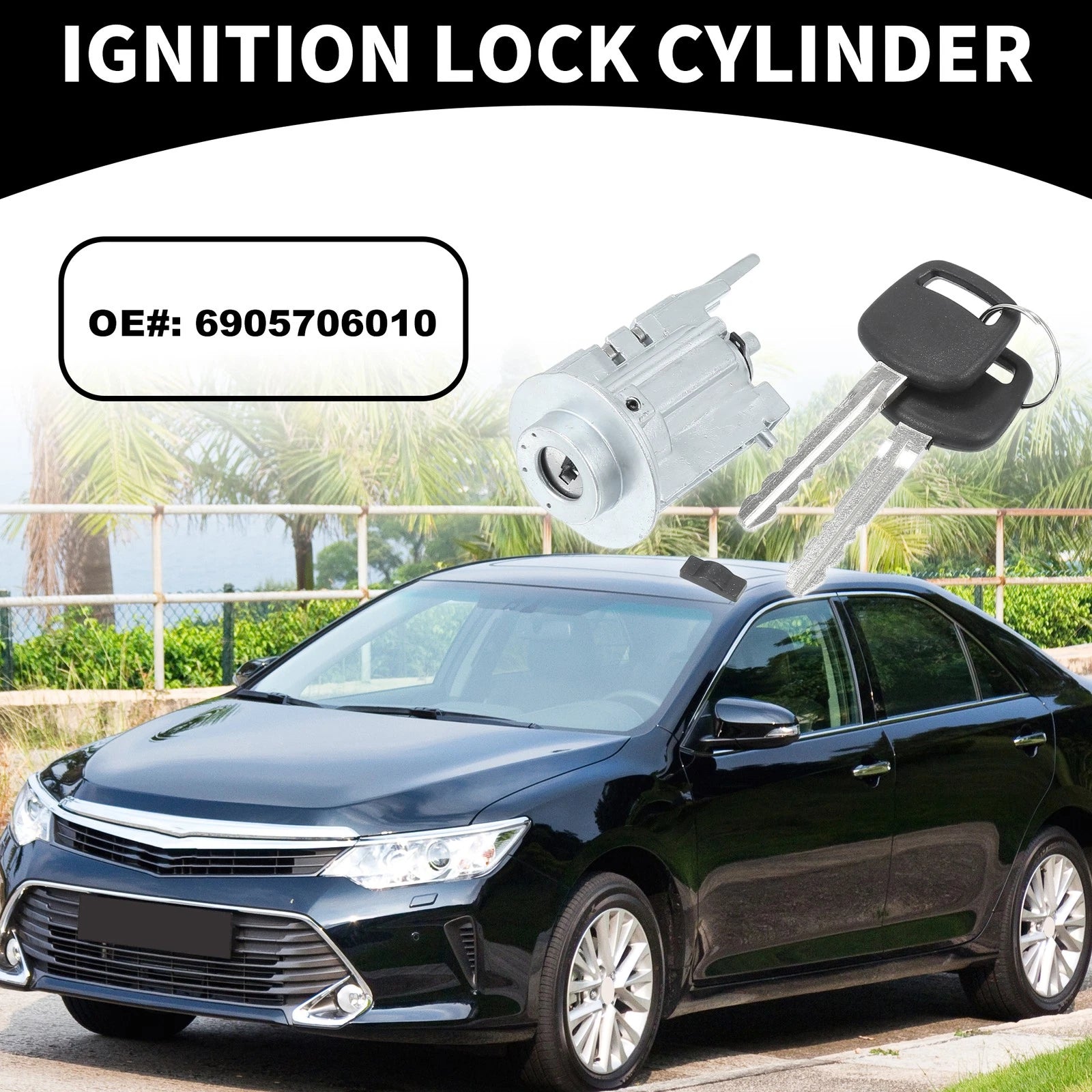 Ignition Lock Cylinder No.6905706010 for Toyota Camry LE (2002–2006)
