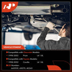 Catalytic Converter for Toyota Corolla, Chevy Prizm (1998–2002)