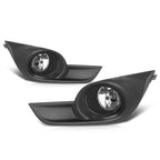 Clear Lens Fog Lights with Bezels for Nissan Altima (2013–2015)