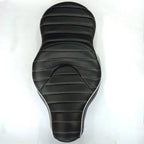 Custom 2-Up Cross Stripe Leather Seat for Harley XL883N XL883L XL883X (2005–2013)
