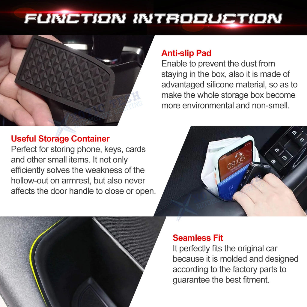 Car Door Grab Tray Organizer Storage Box for Mazda 3 (2019-2026)