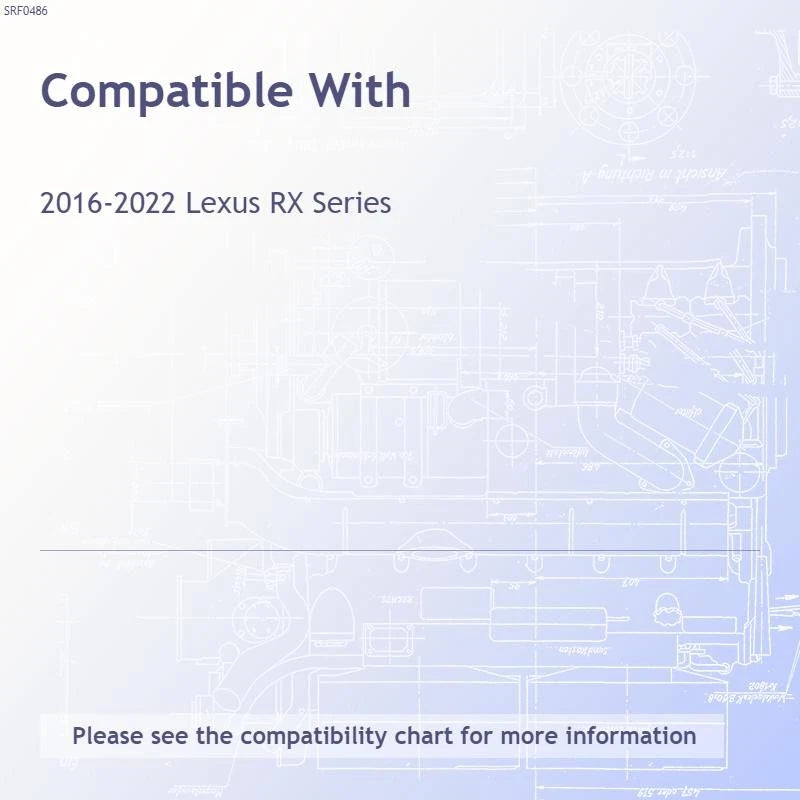 Pillar Post Covers Diamond Grade Stainless Steel Set for Lexus RX (2016–2022)