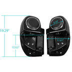 Lower Vented Fairing Speaker Box Pod for Harley Road King (2014-2024)
