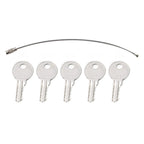 Set of 5 Ignition Keys #455 for Boom Lifts Heavy Equipment Forklift