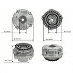 CVVT Camshaft Gear for Hyundai Accent Kia Rio (2005–2011) 1.6L DOHC