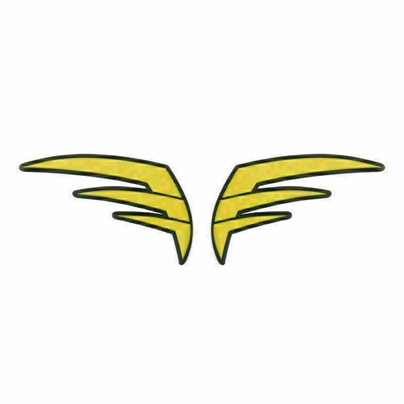 3D Tank Traction Pad for Universal Motorcycle - Yellow