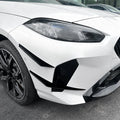 4PCS MP-Style Bumper Side Fin Canards Splitter for BMW 1/2-Series F70 F74