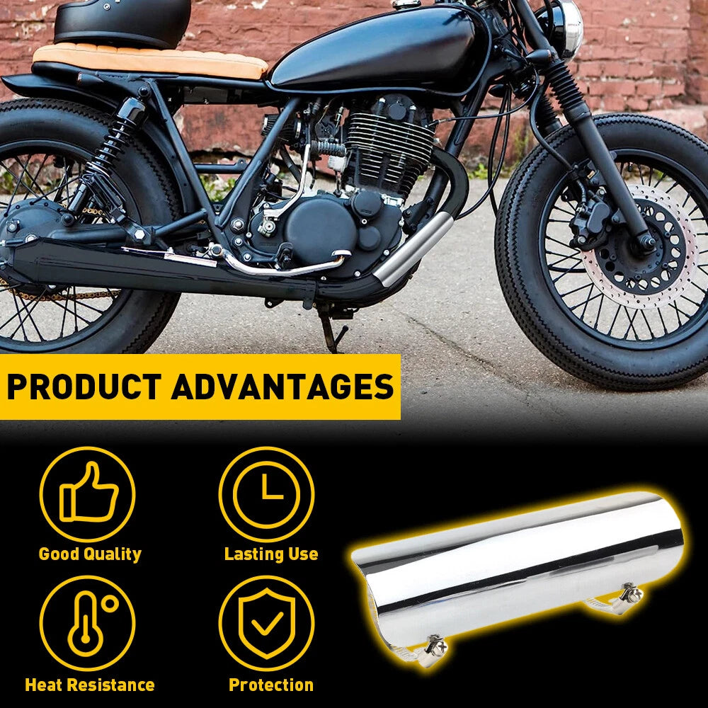 Exhaust Muffler Pipe Heat Shield for AUXITO Motorcycle