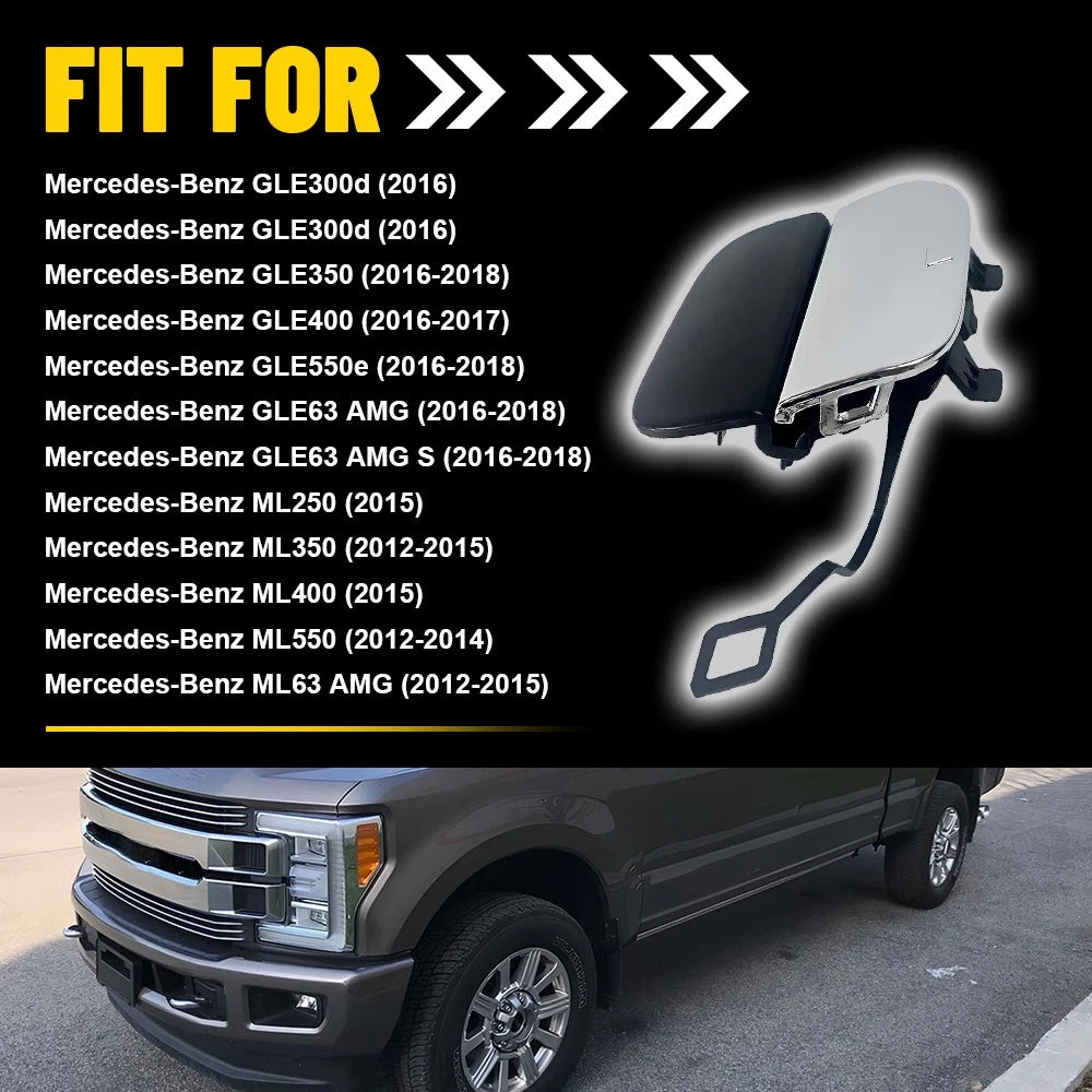 Tow Hook Eye Cover for Mercedes-Benz GLE350 (2016â2018)