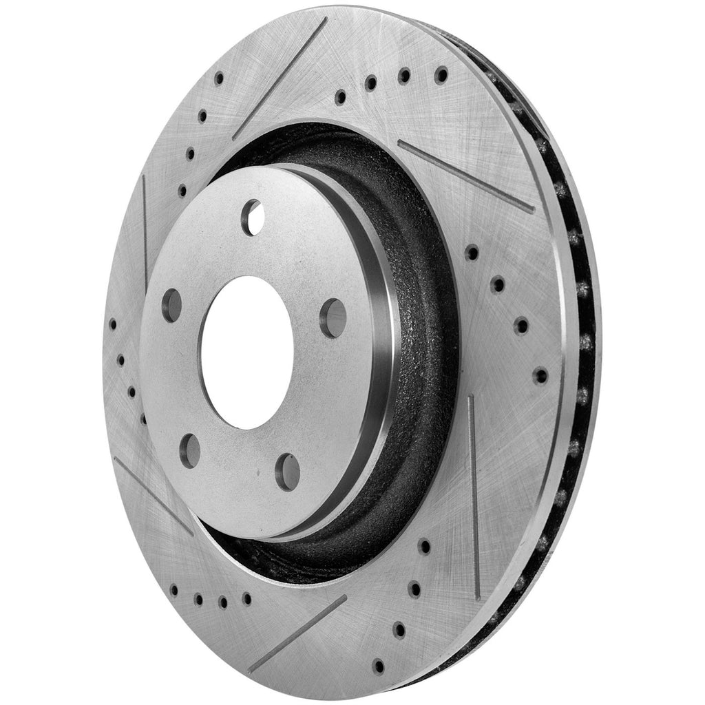 Front Brake Disc Rotors for Jeep Wrangler JK (2018) Heavy Duty 332mm