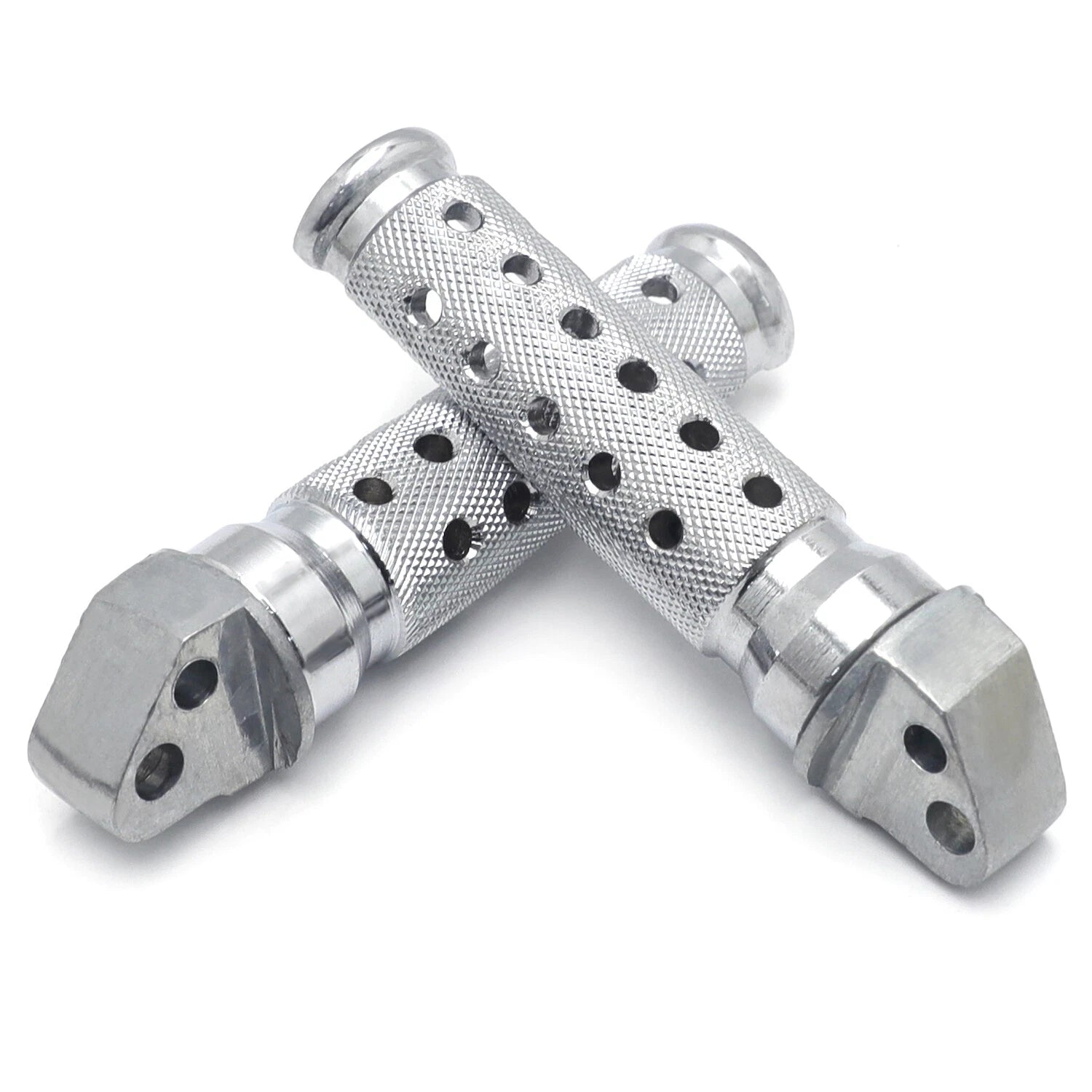 Chrome Rear Foot Pegs for Suzuki GSXR 600 750 TL1000S DR-Z400SM (1997–1999)