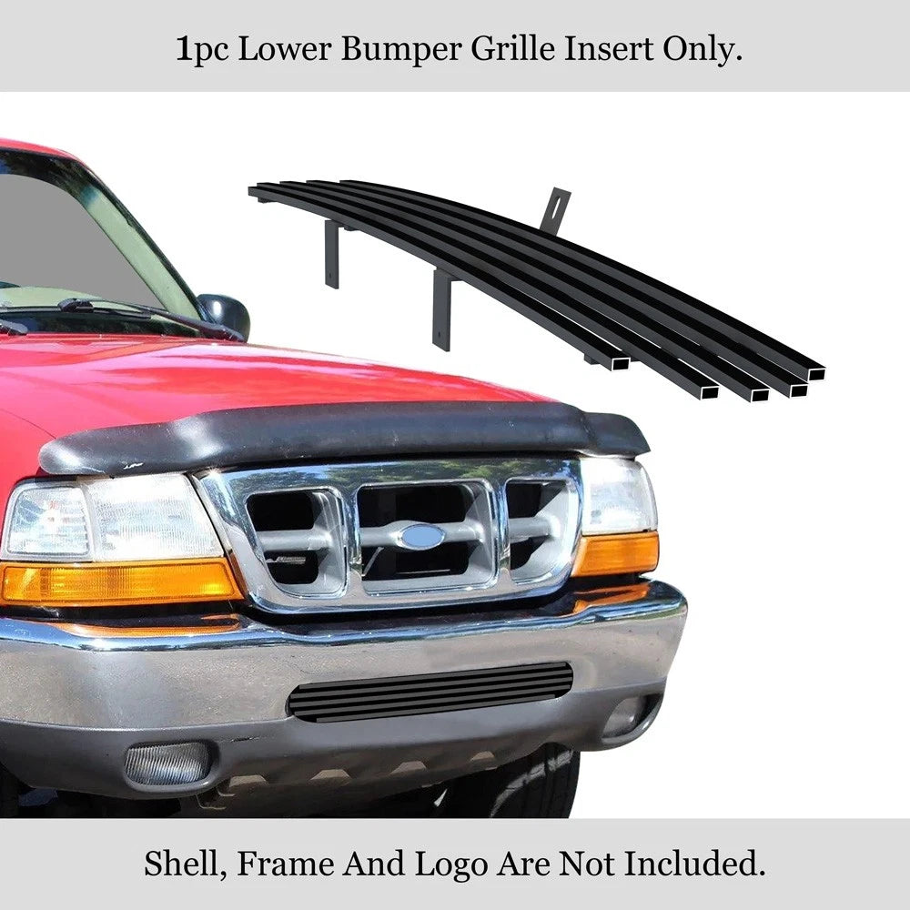 Black Billet Grille Insert for Ford Ranger (1998-2000)