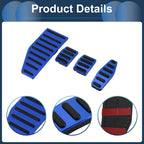Set of 4 Manual Foot Accelerator Pedal Covers for Suzuki Jimny JB70W (2018–2022) Blue