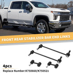 Set of 4 Stabiliser Sway Bar Links for Buick Regal (2012) No.K750660/K750521