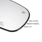 Right Side Heated White Mirror Glass for Chrysler Dodge Charger
