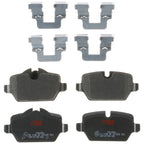 Set of 4 Disc Brake Pads for Mini Cooper Countryman (2011–2016)
