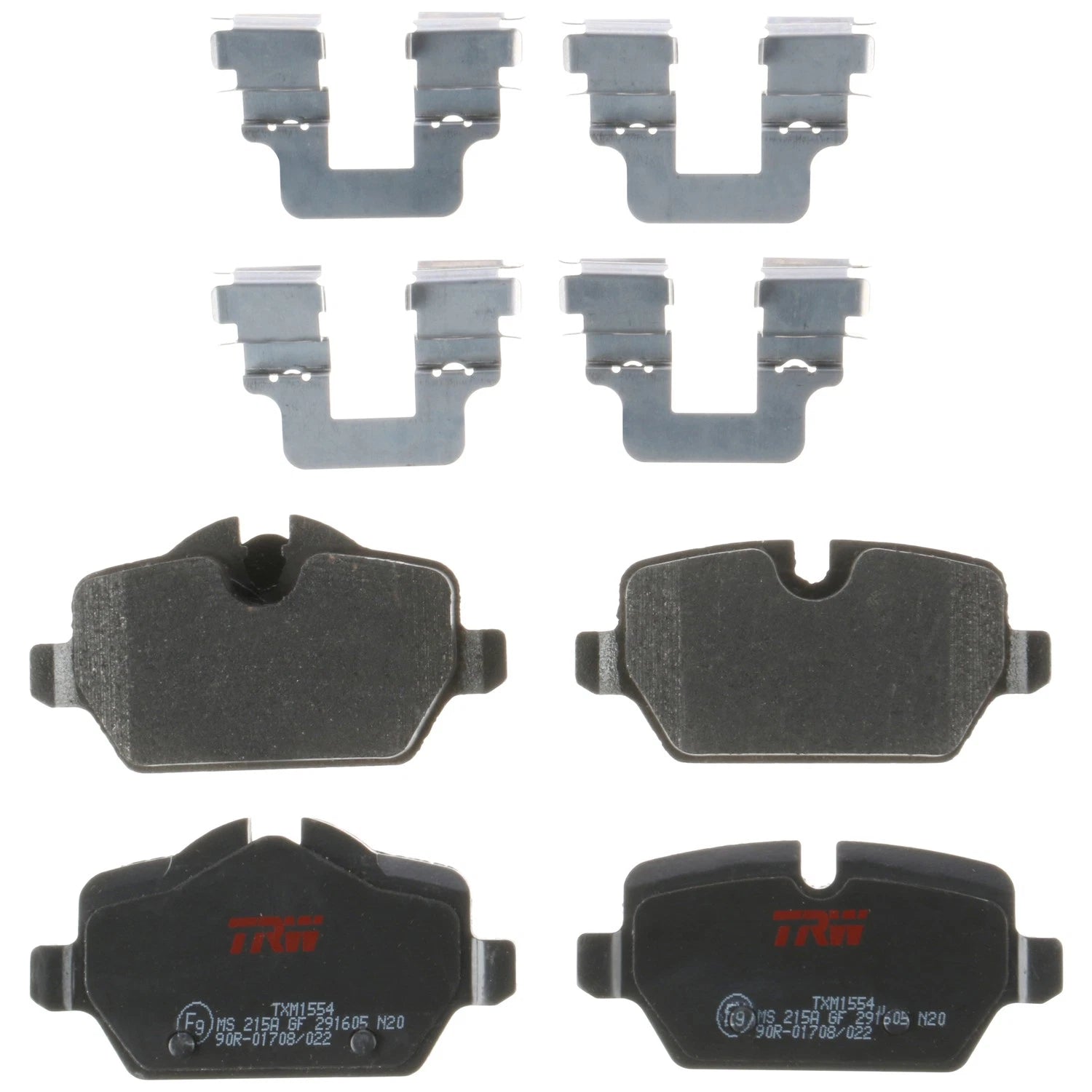 Set of 4 Disc Brake Pads for Mini Cooper Countryman (2011–2016)
