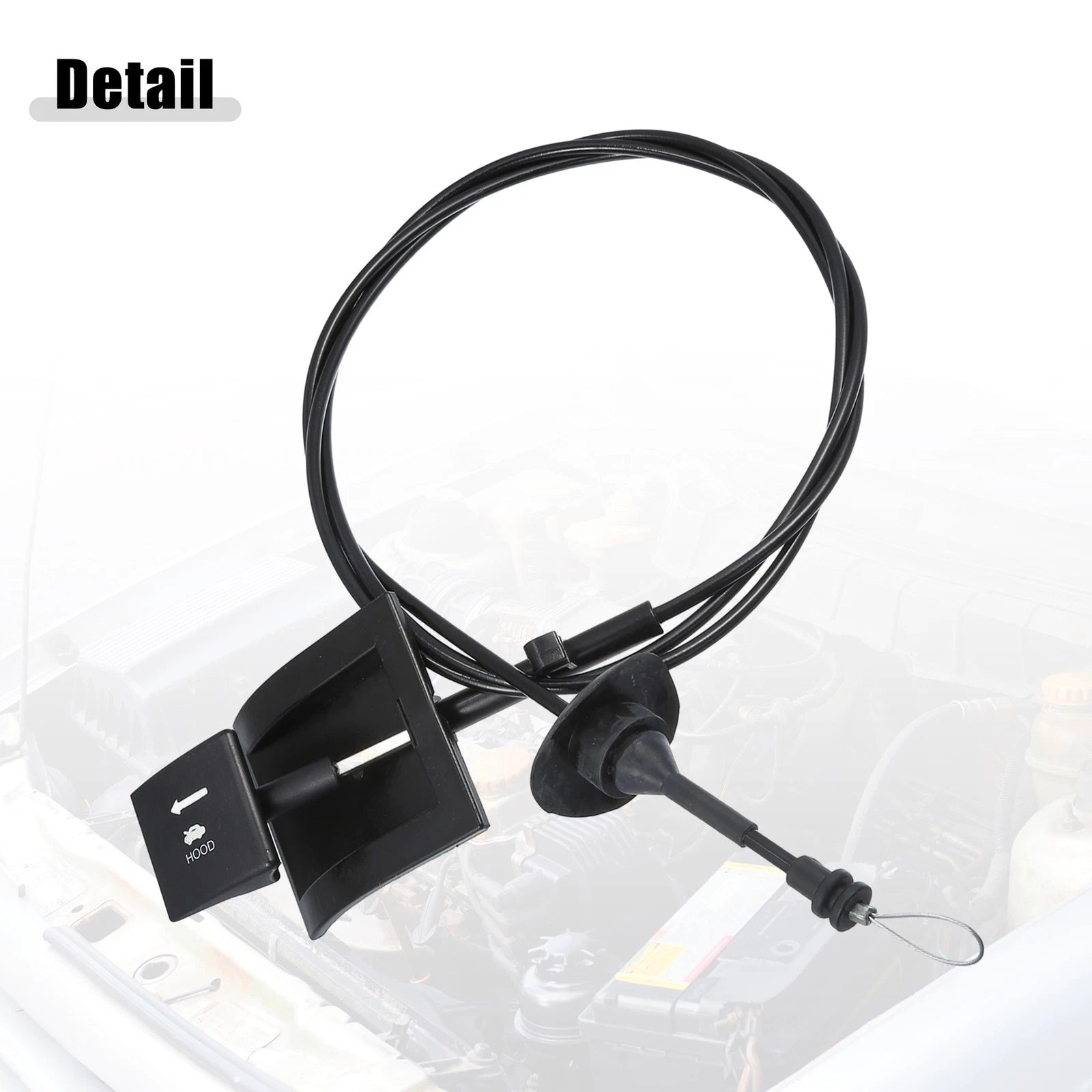 Hood Latch Release Cable for Ford F-150 (1987–1991) No.E7TZ16916A