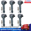 Ignition Coil Pack & Iridium Spark Plugs for Honda Acura (2009–2015)