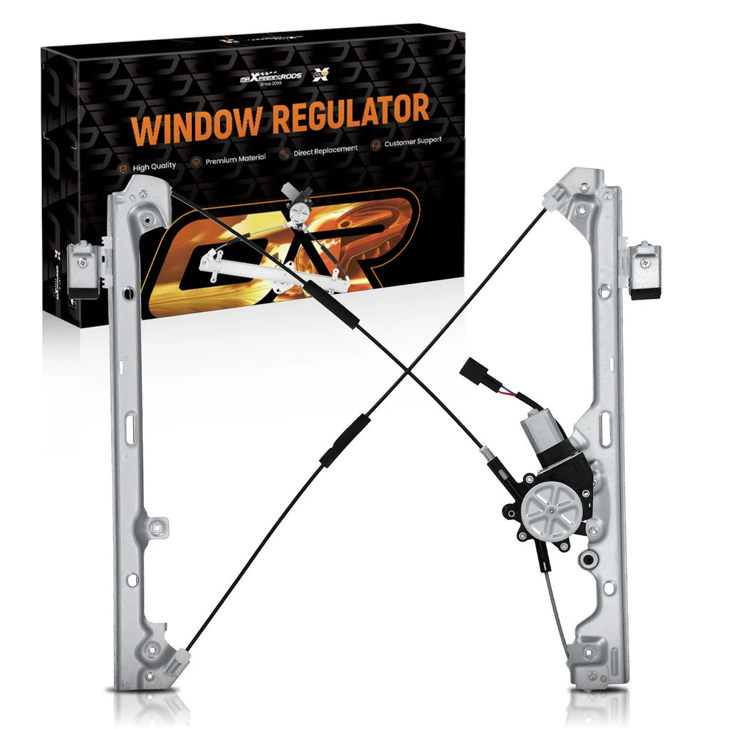 Front Power Window Regulator with Motor for Chevy Silverado GMC (YYYY–YYYY)