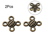 2X Zinc Alloy Antique Drawer Cabinet Door Knob Pull for