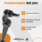 8x Front Upper Lower Control Arms Ball Joint for Ford Fusion MKZ Milan (2007–2009)