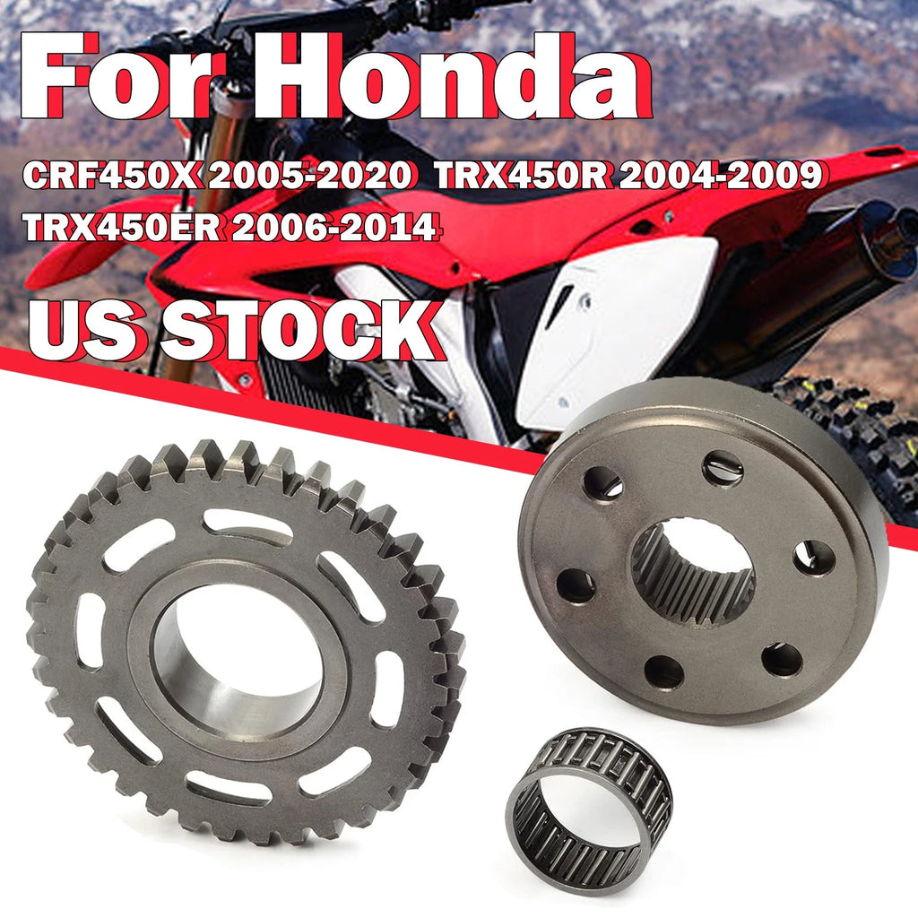 Starter Clutch and Driven Gear for Honda TRX450ER CRF450X (2005–2009, 2012–2017)