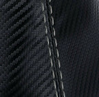 Console Lid Armrest Cover for Acura ILX (2013–2022) Carbon Fiber Gray Stitch