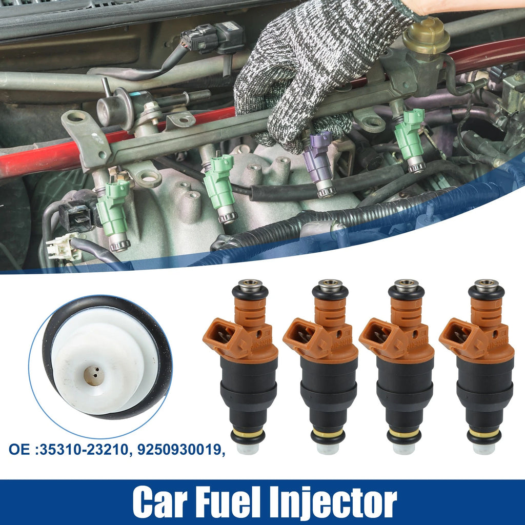 Set of 4 Fuel Injector Nozzles for Hyundai Tiburon 2.0L (1997–2001) 35310-23210