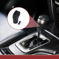 1Pc Gear Shift Knob Cover for Ford Fusion (2013–2016) Black Blue Faux Leather