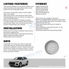 Keyless Engine Push Start Button Cover Trim for Audi A4 A5 (2009-)