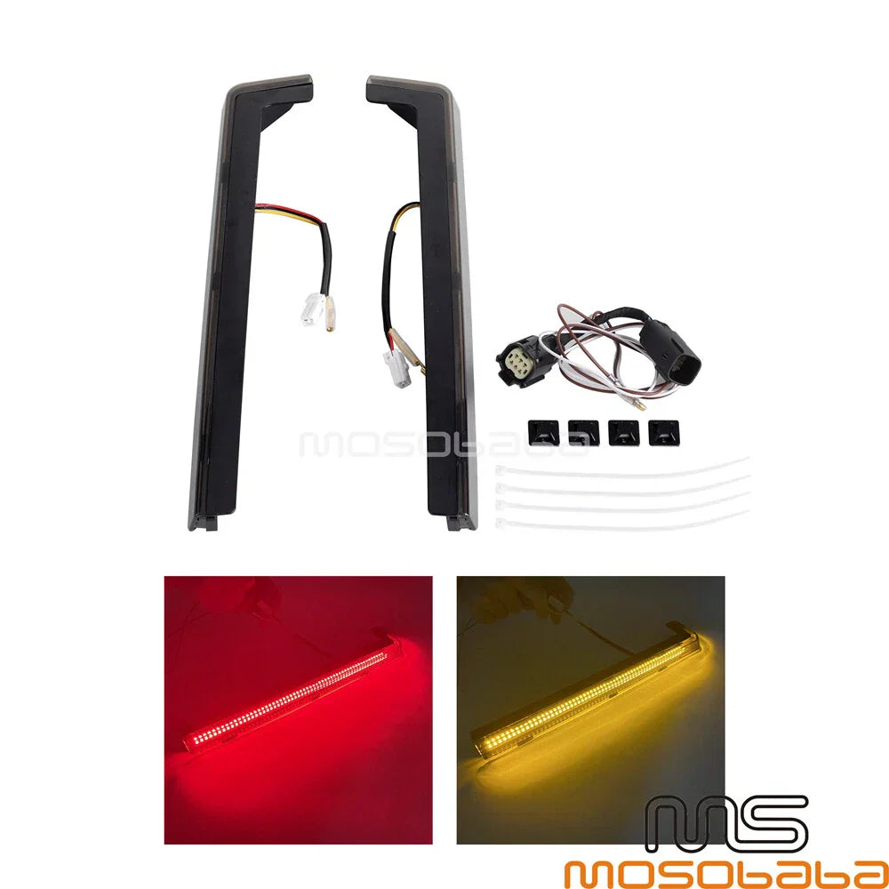 Smoke Accent LED Side Marker Lights for Harley Touring FLHT w/Tour-Pak (2006-2023)