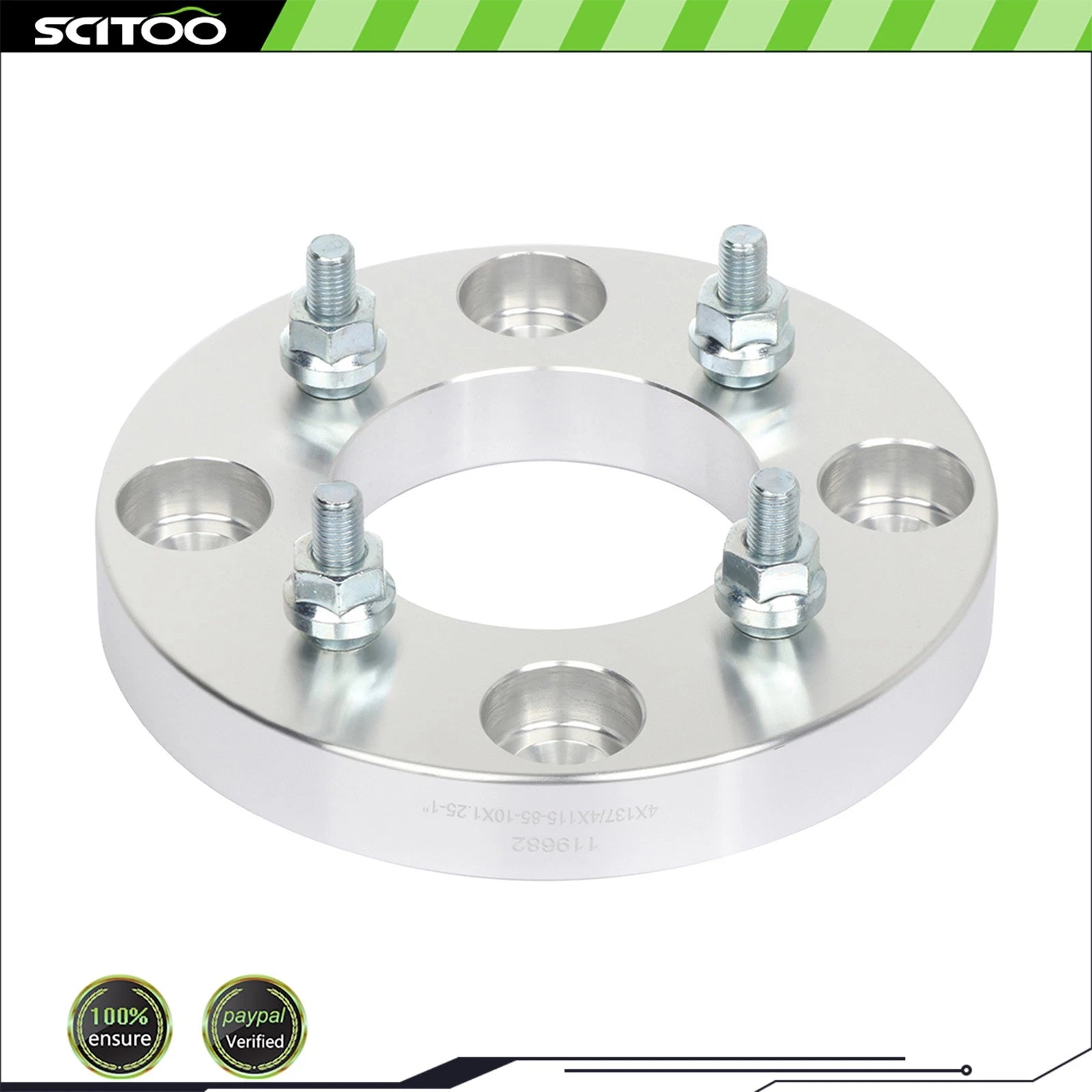 2P 4x137 to 4x115 Wheel Adapters 1" 10x1.25 for Bombardier Can-Am