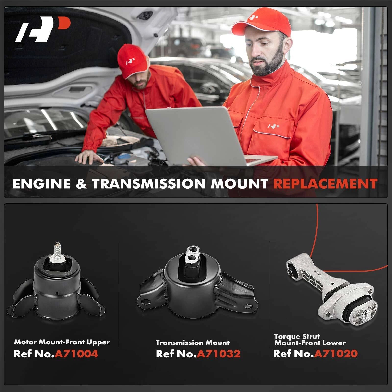 3X Engine Motor & Trans Mount Set for Hyundai Elantra