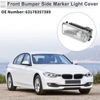 Left Front Bumper Side Marker Light Cover for BMW 3 Series (No. 63178357389)