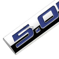 Polished Chrome 5.0L Emblem Badge for