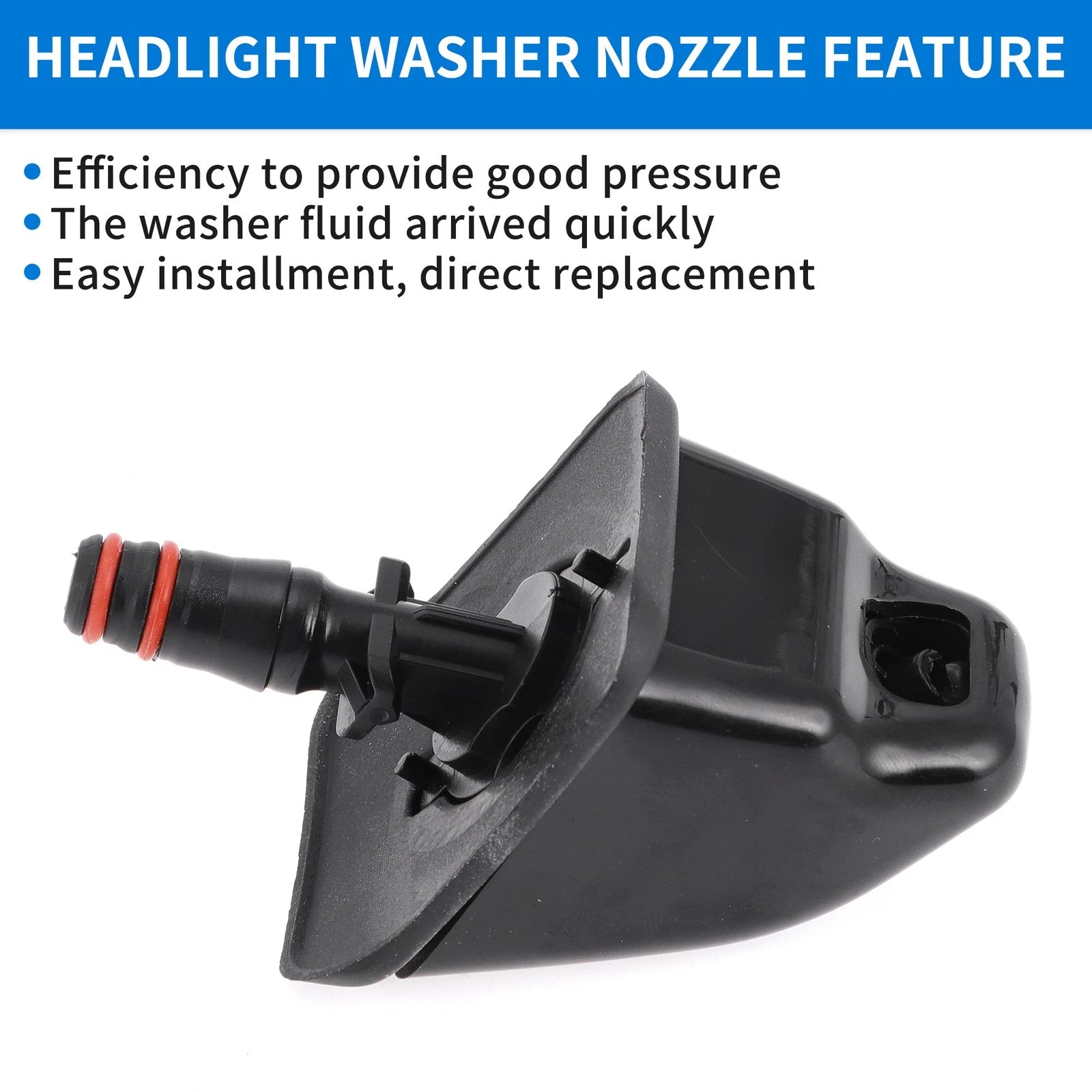 Set of 2 Headlight Washer Nozzles for Honda CR-V (2005–2006)