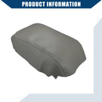 Center Console Armrest Covers for Nissan Pathfinder (2005–2012) Faux Leather Gray