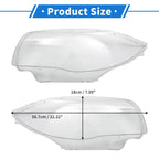 Headlight Lens Covers Front Left Right for BMW 120i
