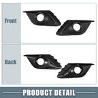 Pair Fog Light Grille Cover Trim for Mazda 3 (2014–2016)