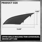 Front Upper Bumper Grille Trim Molding for Porsche Macan (2015–2018)