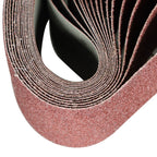 Set of 12 Sanding Belts 4" × 24" 60-400 Grit for Woodworking