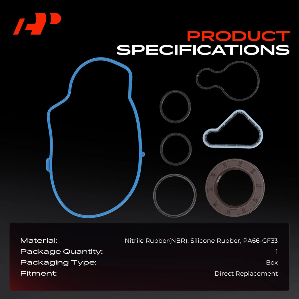 Engine Timing Cover Gasket Set for Ram Dakota Jeep Grand Cherokee (1997–2004)