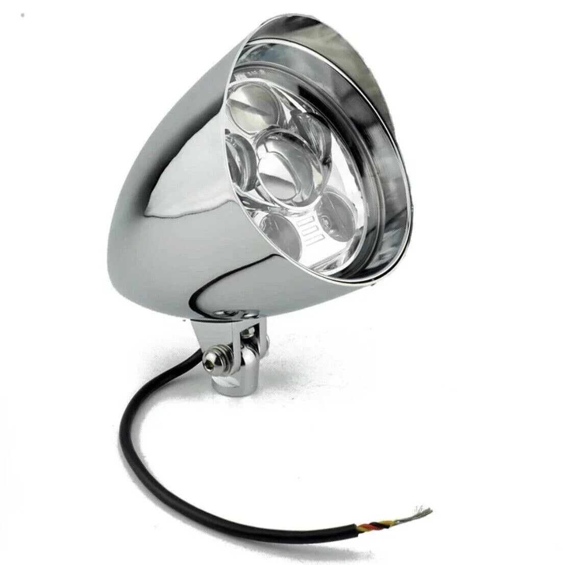 6'' Chrome LED Headlight for Harley Sportster Softail Chopper