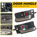 Set of 2 Inside Door Handle Armrests for Toyota Corolla & Matrix (2003–2008) Gray Chrome