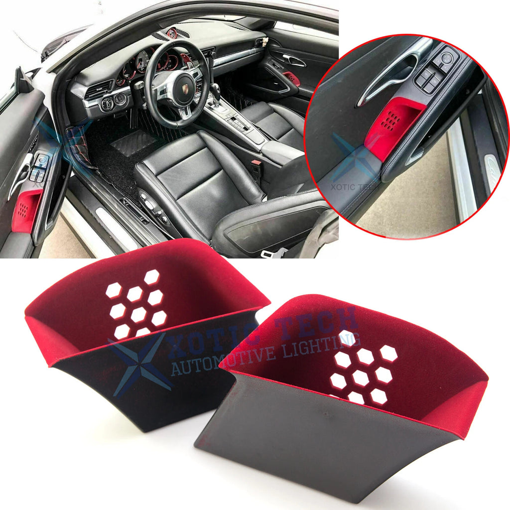 Interior Door Armrest Organizer Storage Box for Porsche 911 Boxster Cayman (2pcs) (2011–2024)