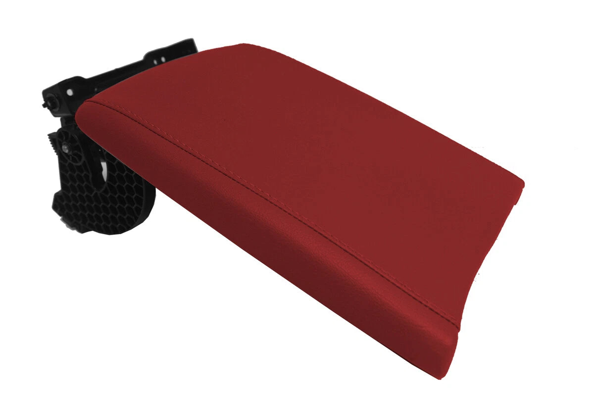 Center Console Armrest Leather Cover for Lexus RX350 (2016–2020) Red Stitch