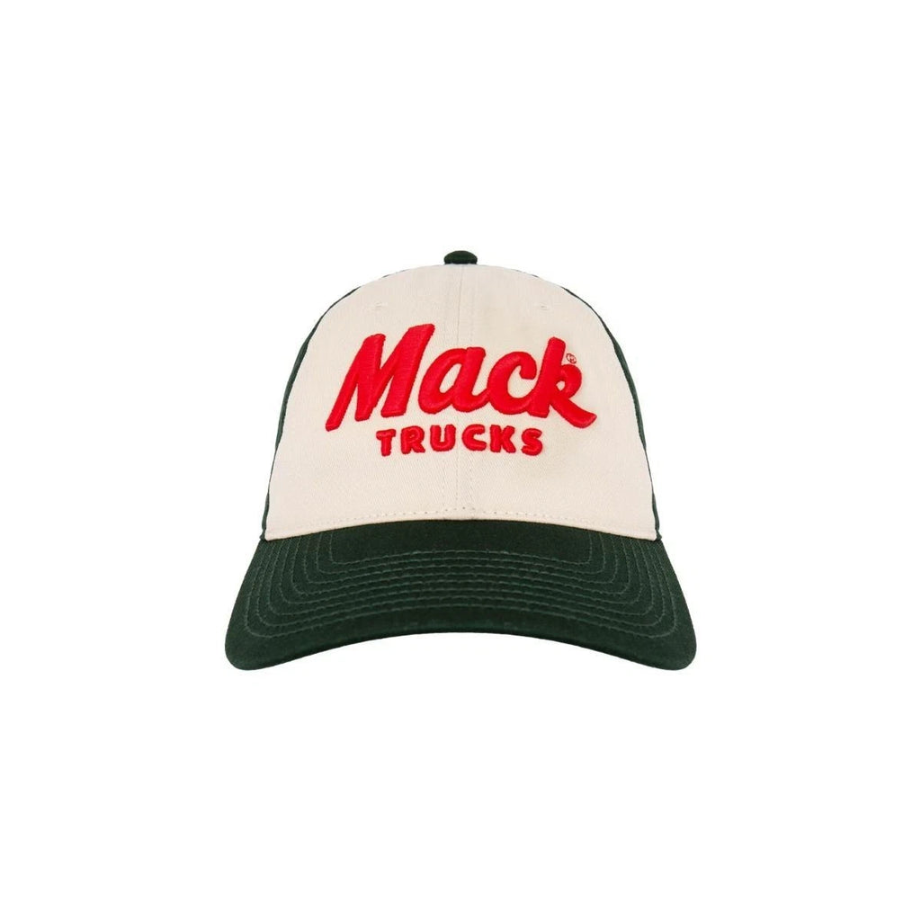 Trucker Hat/Cap for Mack Trucks (Retro Two-Tone Green Cream)
