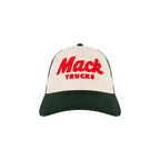 Trucker Hat/Cap for Mack Trucks (Retro Two-Tone Green Cream)